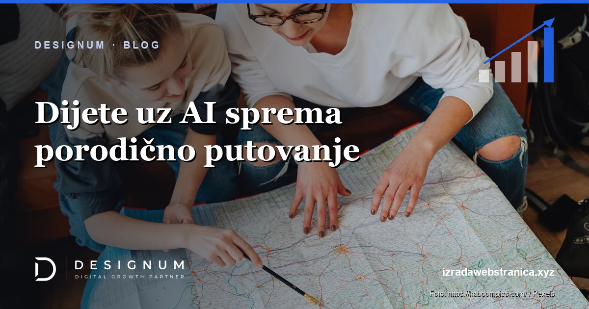 Dijete uz AI sprema porodično putovanje