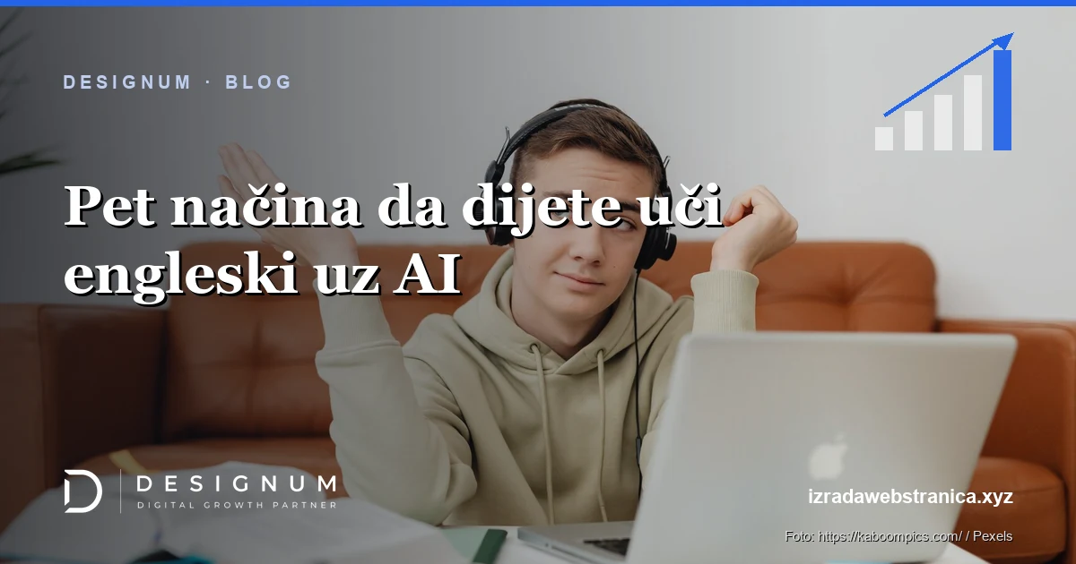 Pet načina da dijete uči engleski uz AI