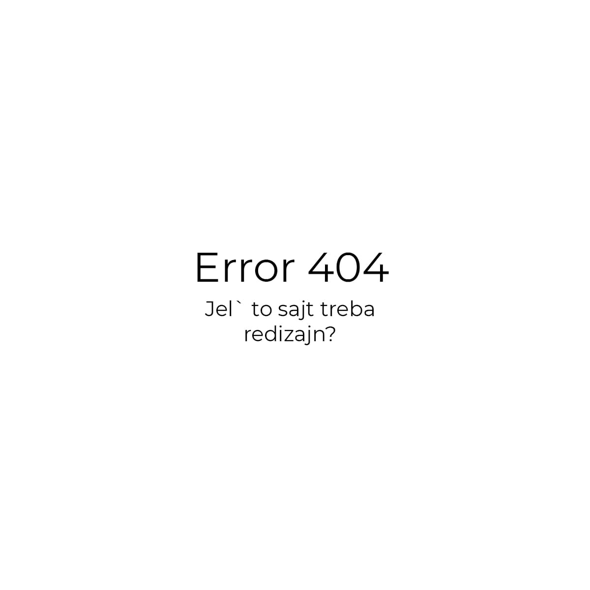 Šta je error 404: kako ga popraviti?